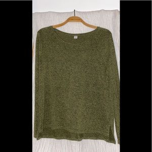 Olive green, old navy, tunic top.